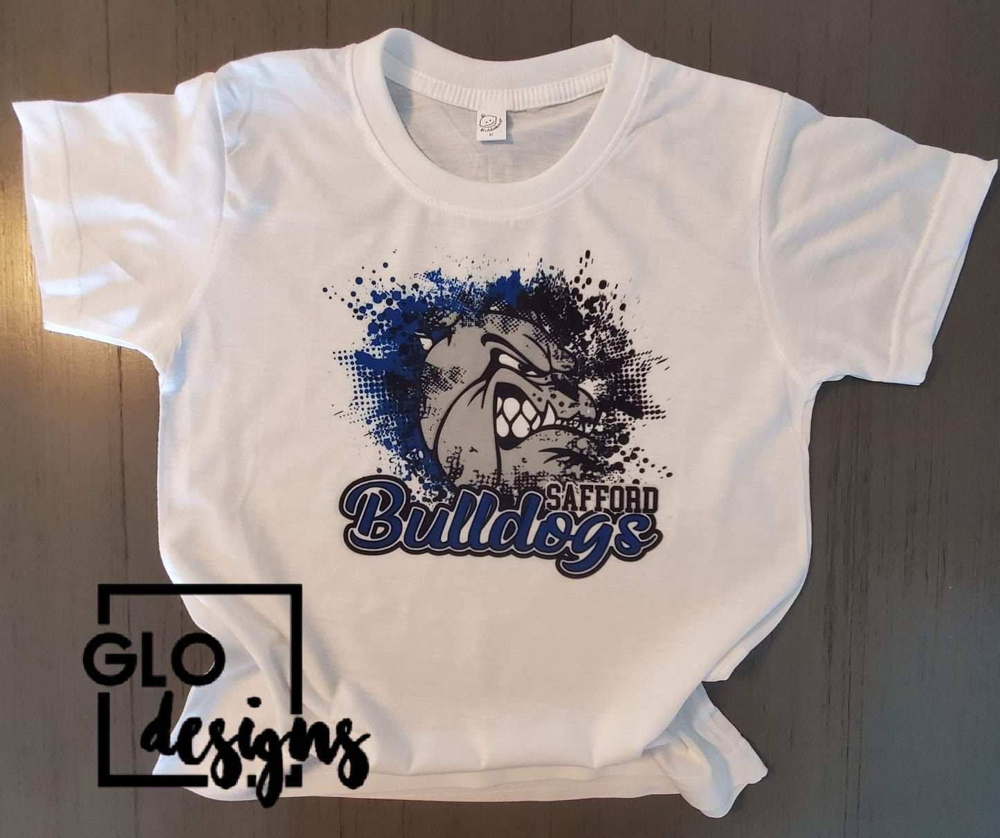 Bulldogs Splatter white